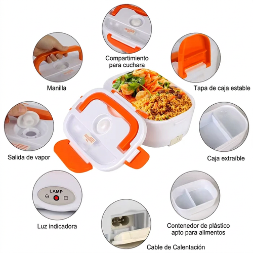 Lonchera Electrica Portatil -Tu Comida Caliente, Donde Quieras